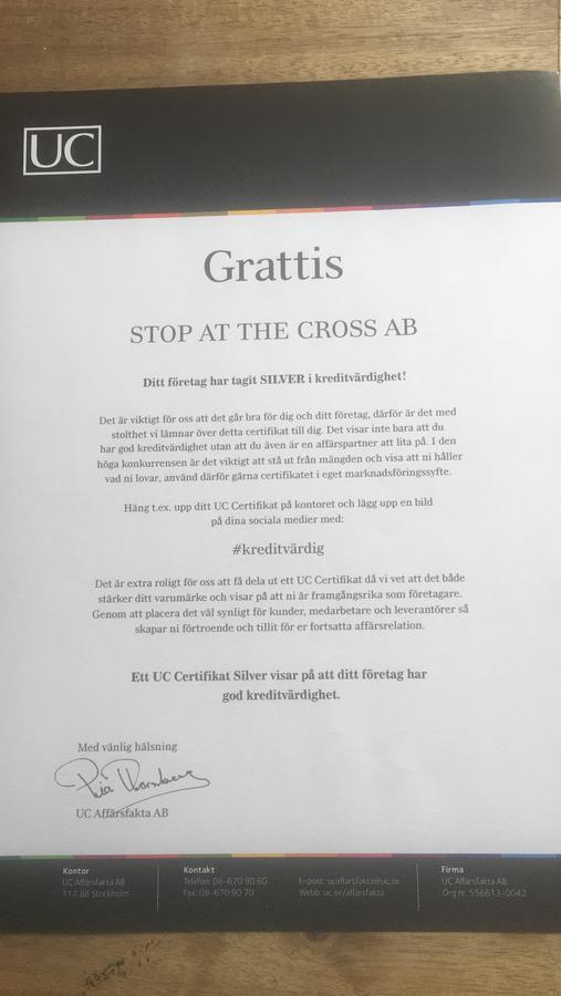 Stop At The Cross Borås Esterno foto